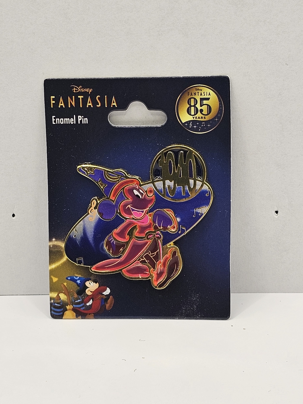 Disney Fantasia Sorcerer Mickey Enamel Pin